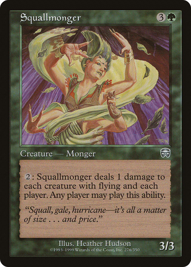 Squallmonger (MMQ-276) [Mercadian Masques] Foil