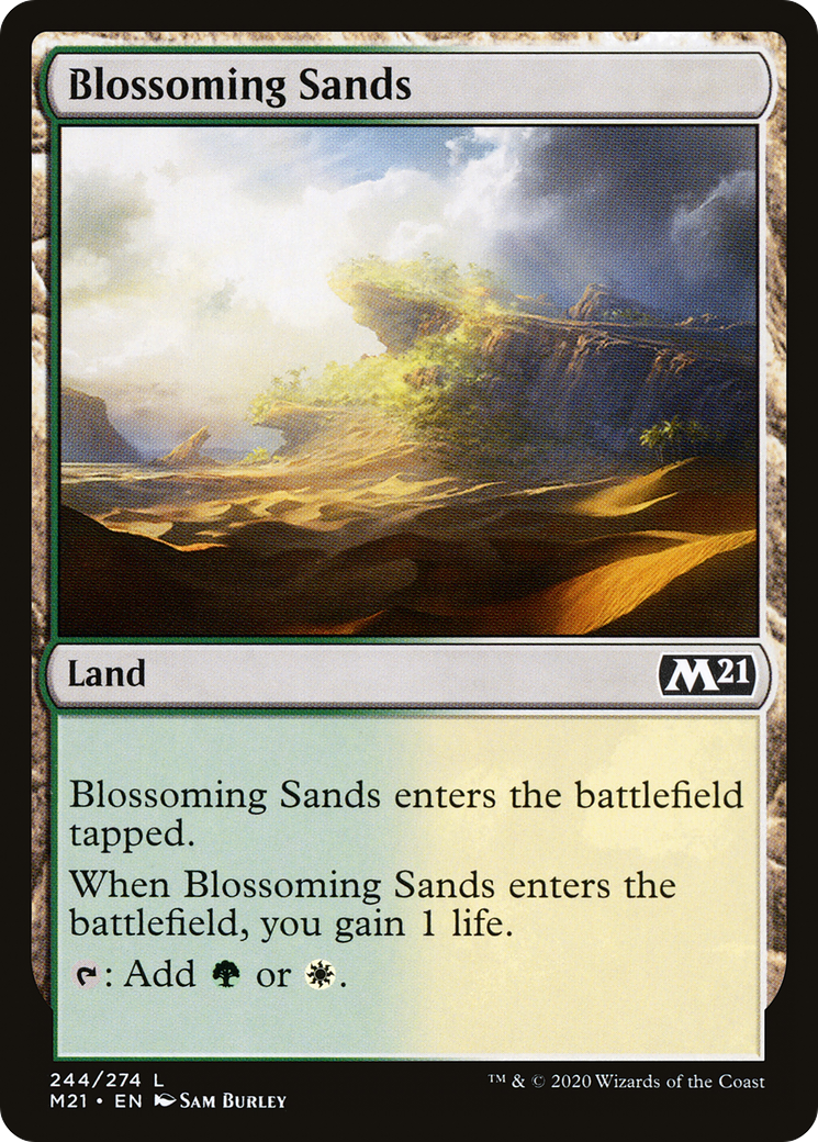 Blossoming Sands (M21-244) [Core Set 2021] Foil