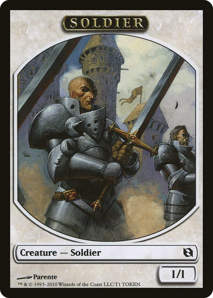 Soldier Token (DDF-0T1) [Duel Decks: Elspeth vs. Tezzeret Tokens]