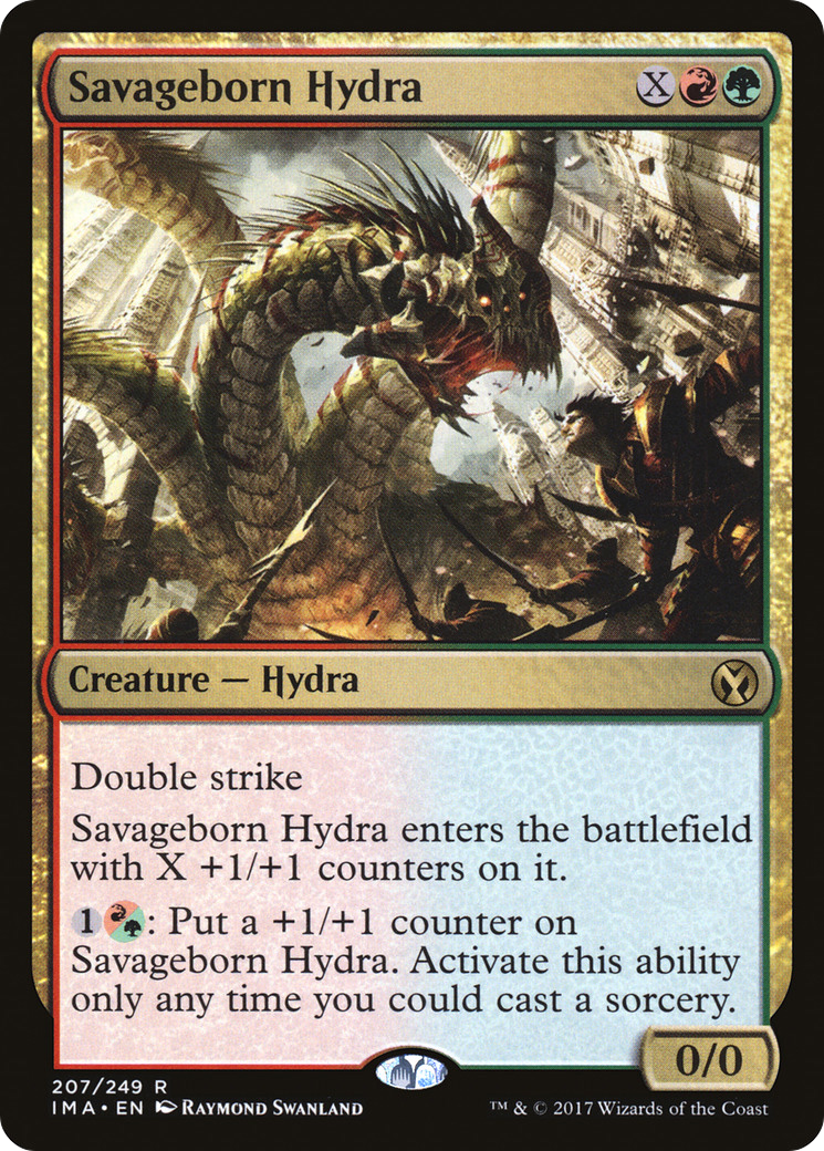 Savageborn Hydra (IMA-207) [Iconic Masters] Foil