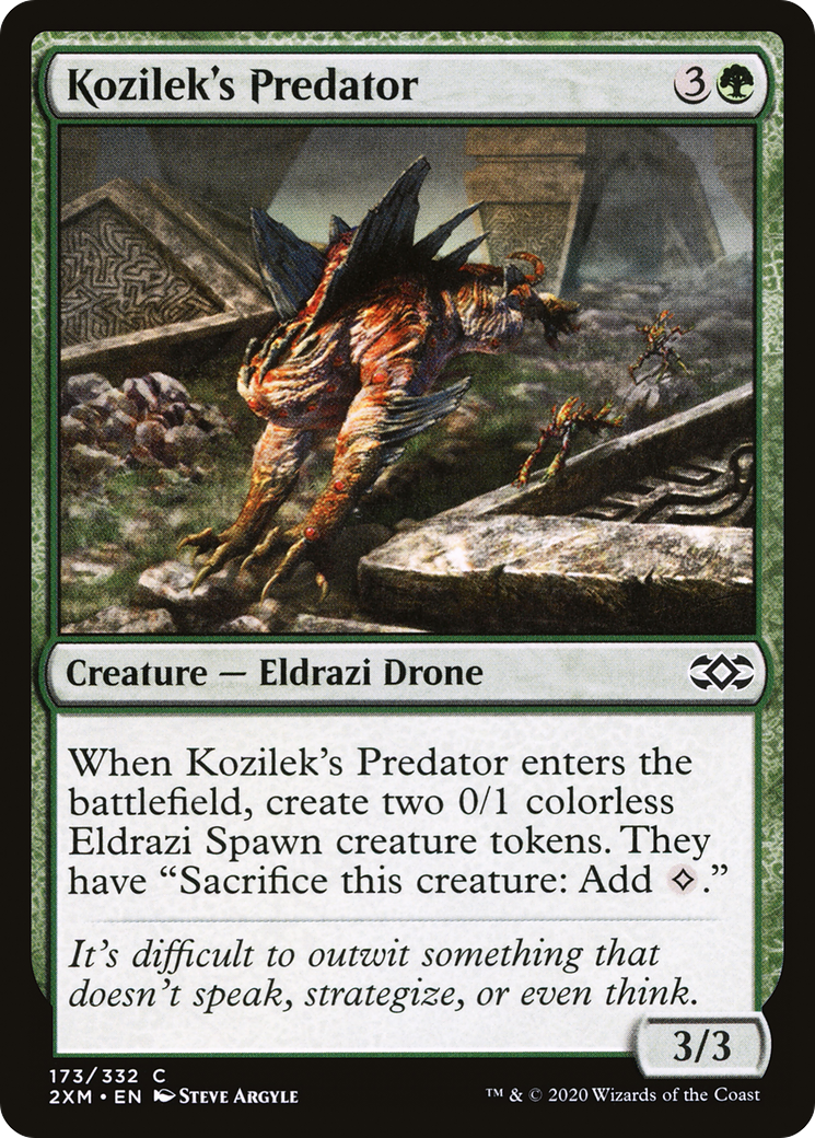Kozilek's Predator (2XM-173) [Double Masters] Foil