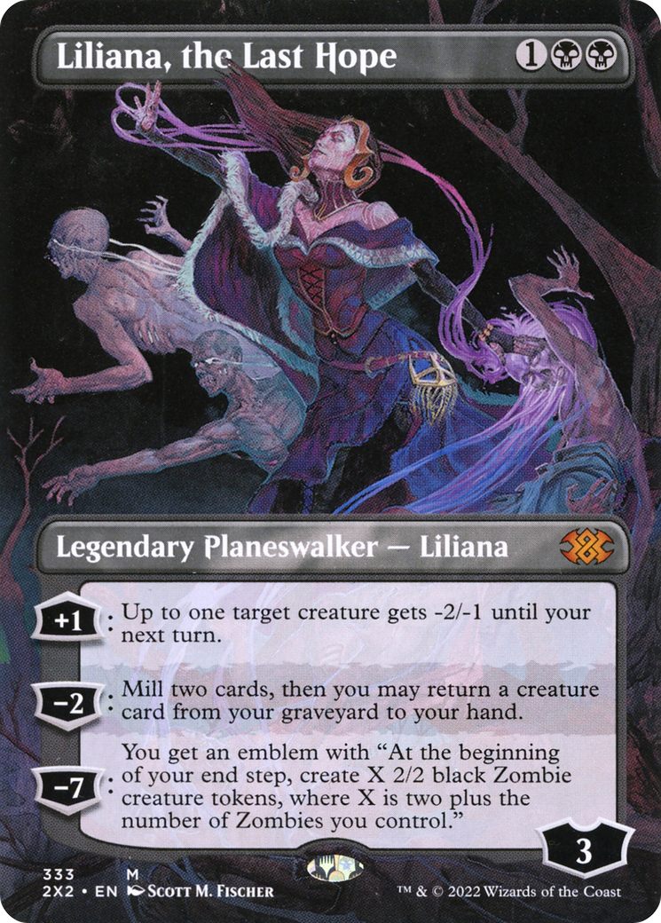 Liliana, the Last Hope (Borderless) (2X2-333) [Double Masters 2022]