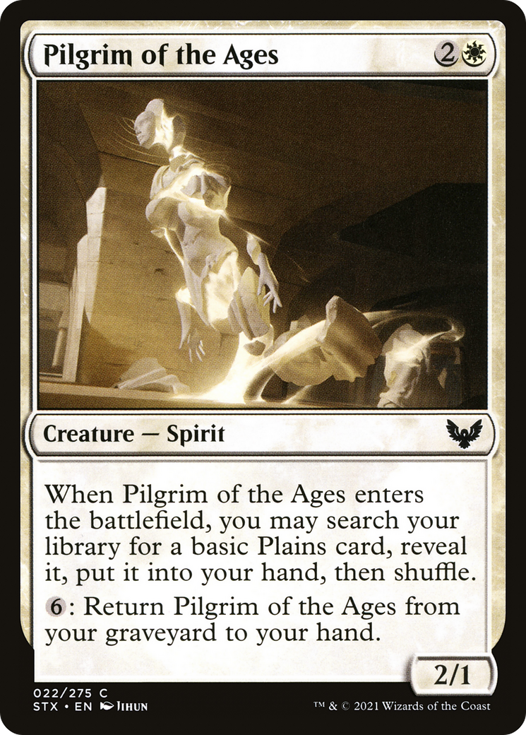 Pilgrim of the Ages (STX-022) [Strixhaven: School of Mages] Foil