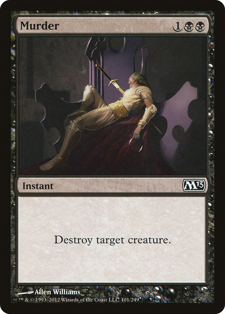 Murder (M13-101) [Magic 2013] Foil