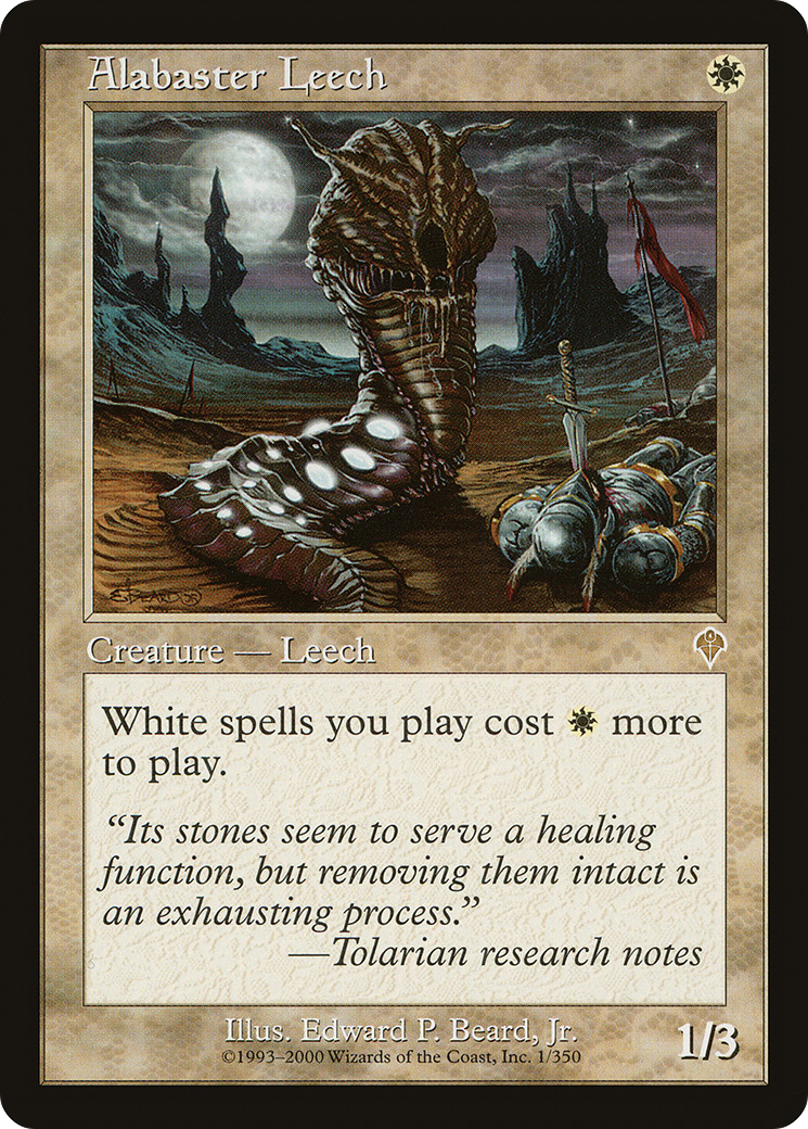 Alabaster Leech (INV-001) [Invasion]
