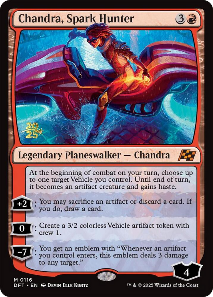 Chandra, Spark Hunter (PRE-116) [Prerelease Cards] Foil