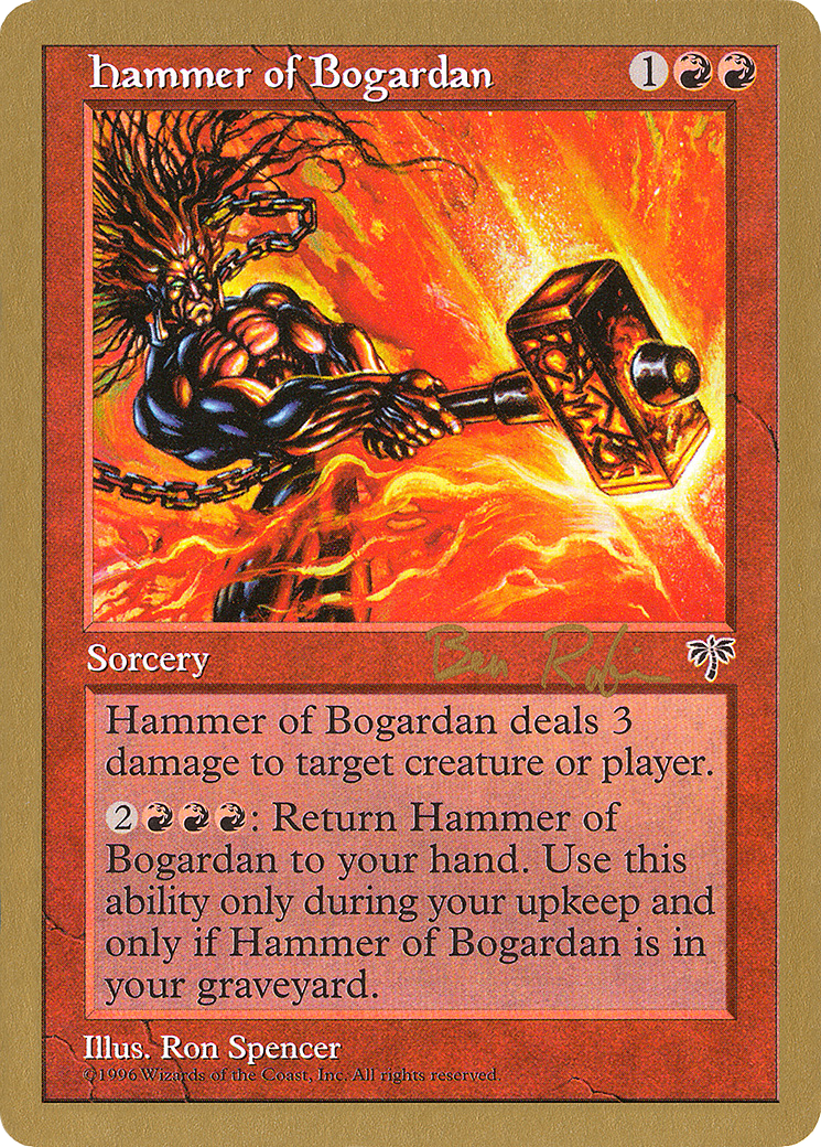 Hammer of Bogardan - 1998 Ben Rubin (MIR) [World Championship Decks 1998]