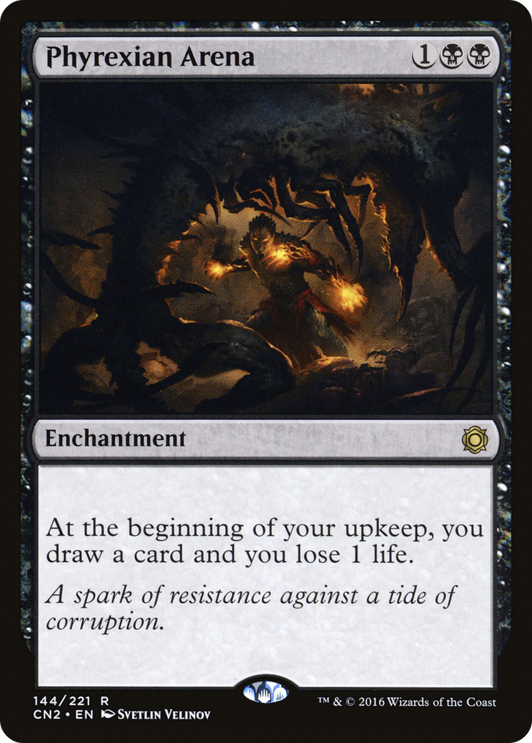 Phyrexian Arena (CN2-144) [Conspiracy: Take the Crown] Foil