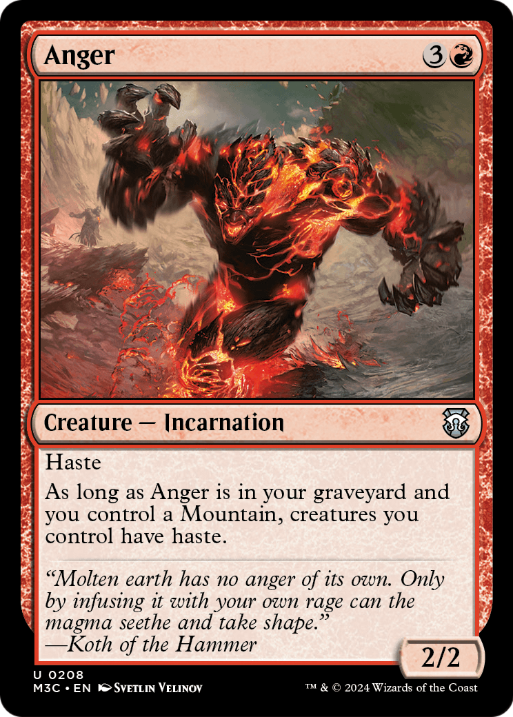Anger (M3C-208) [Modern Horizons 3 Commander]