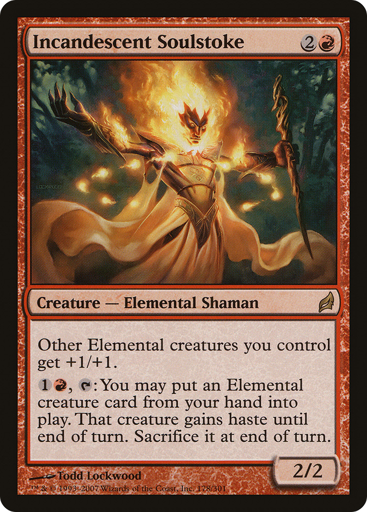 Incandescent Soulstoke (LRW-178) [Lorwyn] Foil