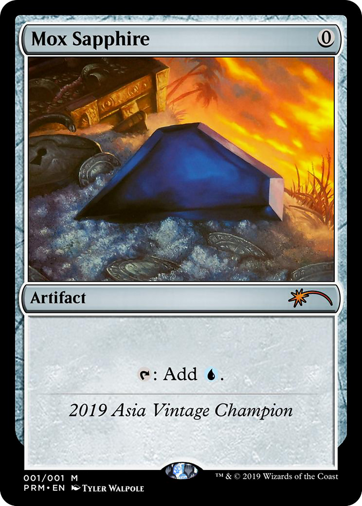 Mox Sapphire (OVNT-2019A) [Vintage Championship] Foil