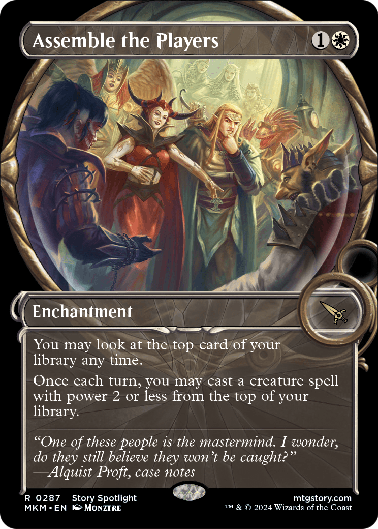 Assemble the Players (Showcase) (MKM-287) [Murders at Karlov Manor] Foil