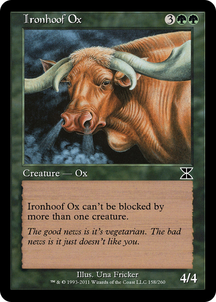 Ironhoof Ox (ME4-158) [Masters Edition IV] Foil