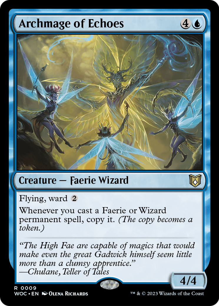 Archmage of Echoes (WOC-009) [Wilds of Eldraine Commander]