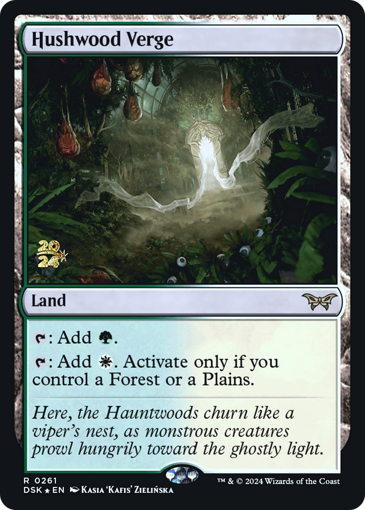 Hushwood Verge (PRE-261) [Duskmourn: House of Horror Promos] Foil