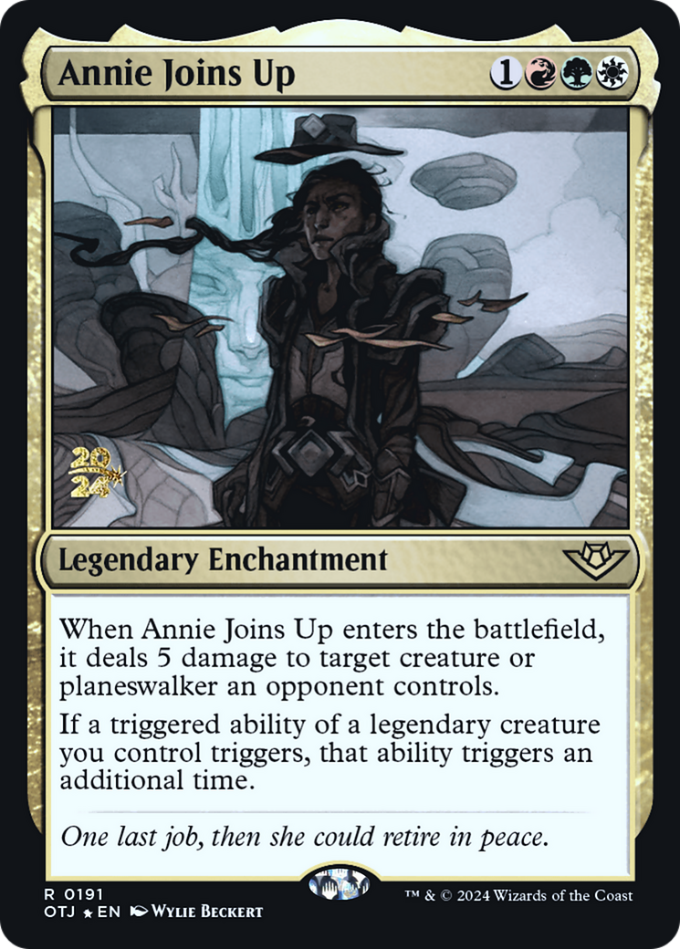 Annie Joins Up (PRE-191) [Outlaws of Thunder Junction Promos] Foil