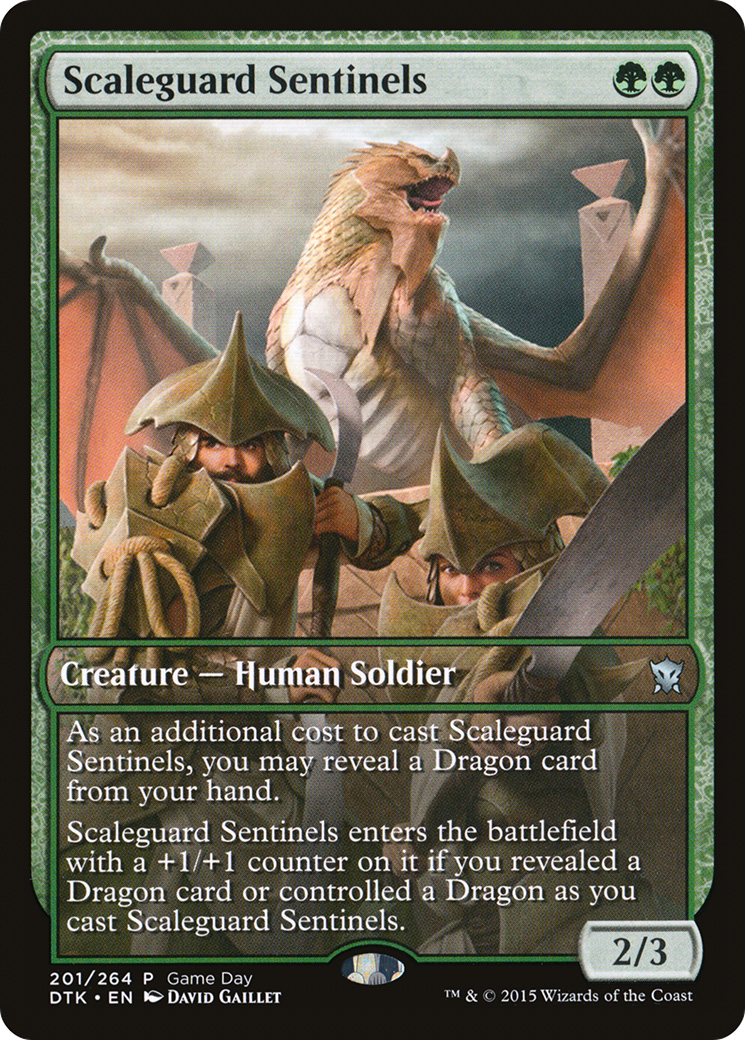 Scaleguard Sentinels (GAME-201) [Dragons of Tarkir Promos]