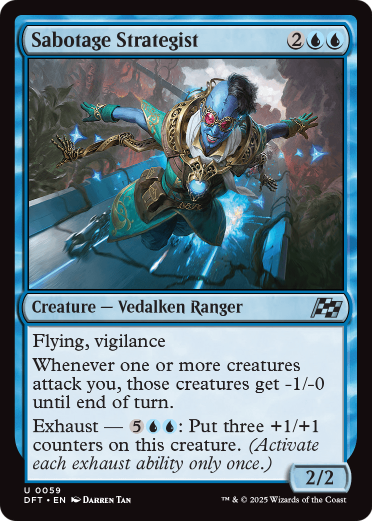 Sabotage Strategist (DFT-059) [Aetherdrift] Foil