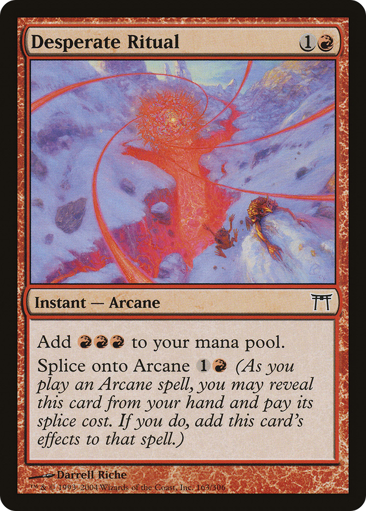 Desperate Ritual (CHK-163) [Champions of Kamigawa] Foil