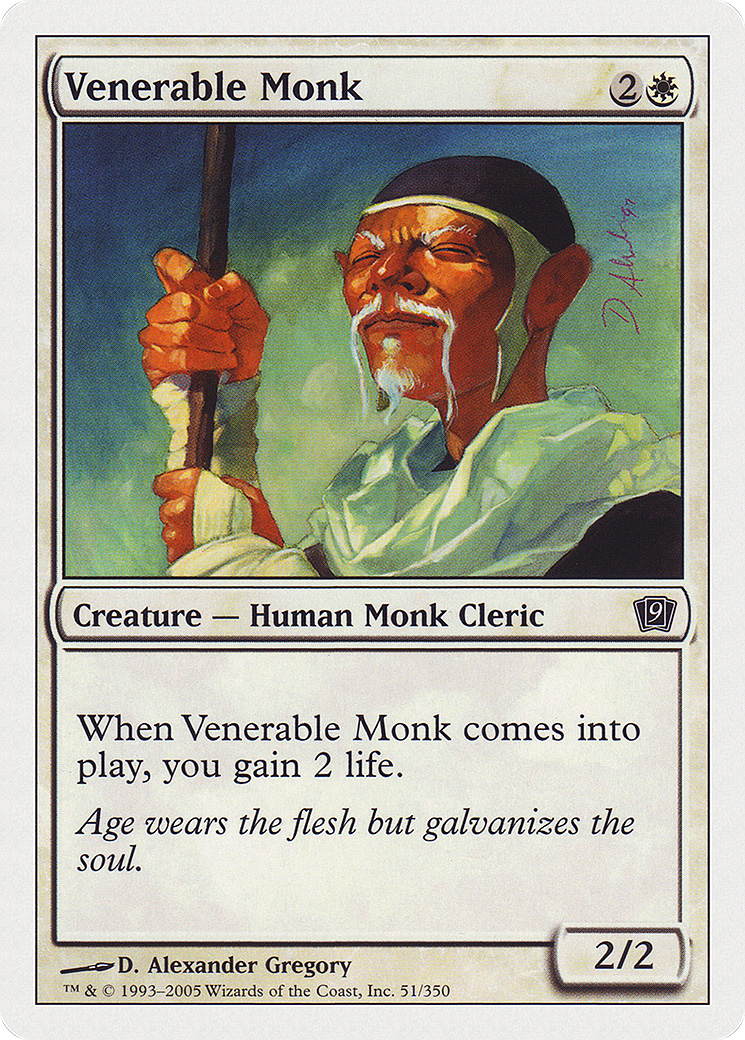 Venerable Monk (9ED-051) [9th Edition]