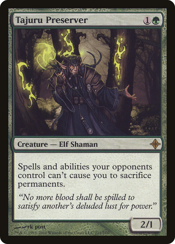 Tajuru Preserver (ROE-211) [Rise of the Eldrazi] Foil