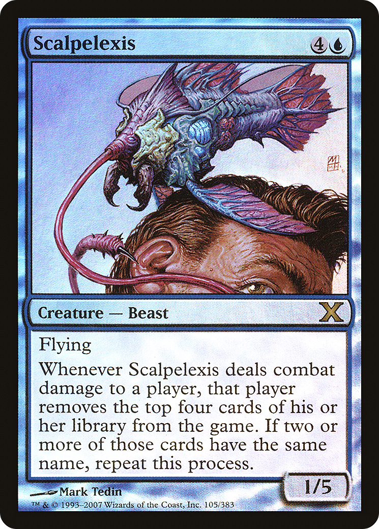 Scalpelexis (10E-105★) [Tenth Edition] Foil