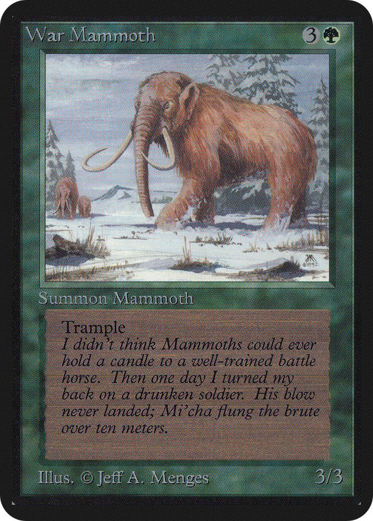 War Mammoth [Limited Edition Alpha]