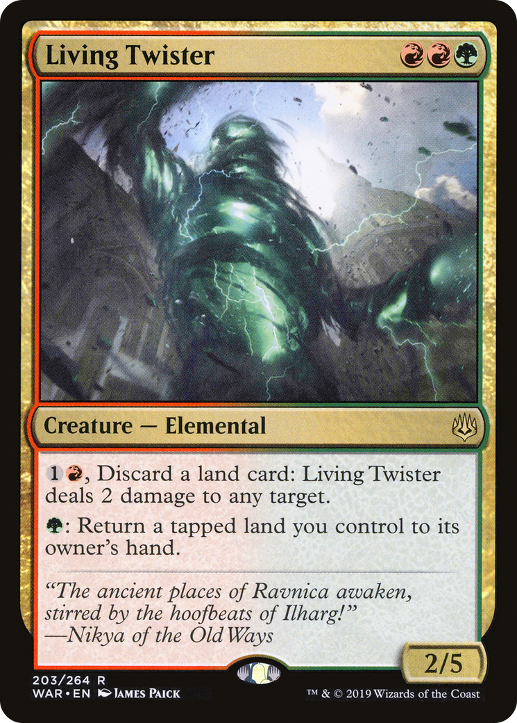 Living Twister (WAR-203) [War of the Spark] Foil