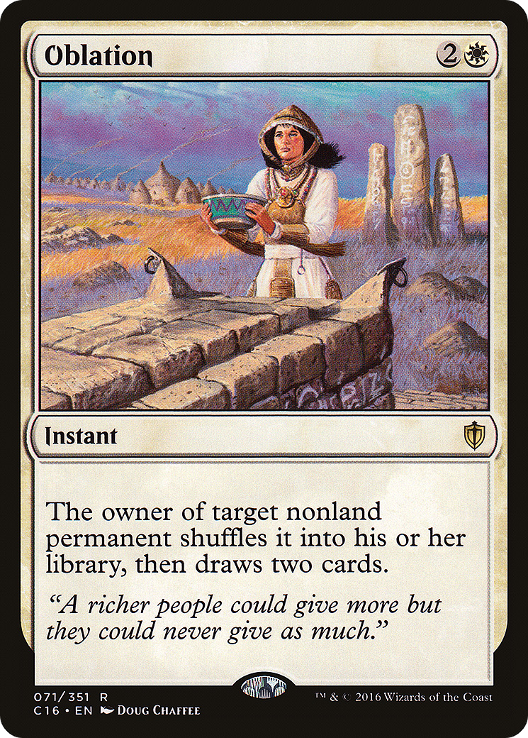 Oblation (C16-071) [Commander 2016]