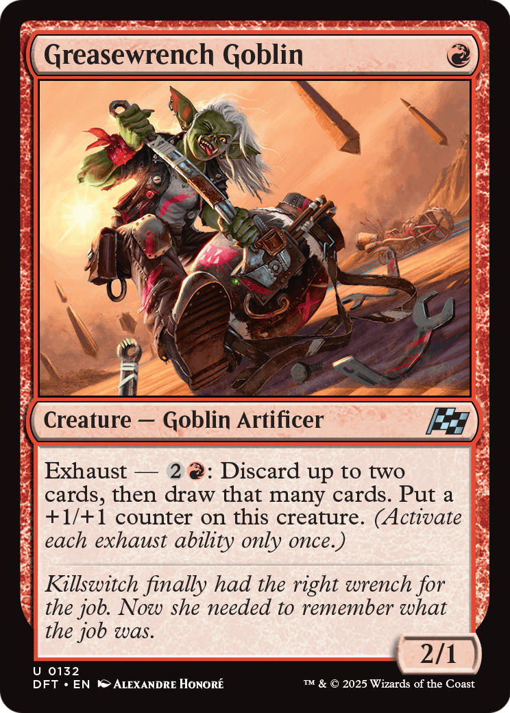Greasewrench Goblin (DFT-132) [Aetherdrift] Foil