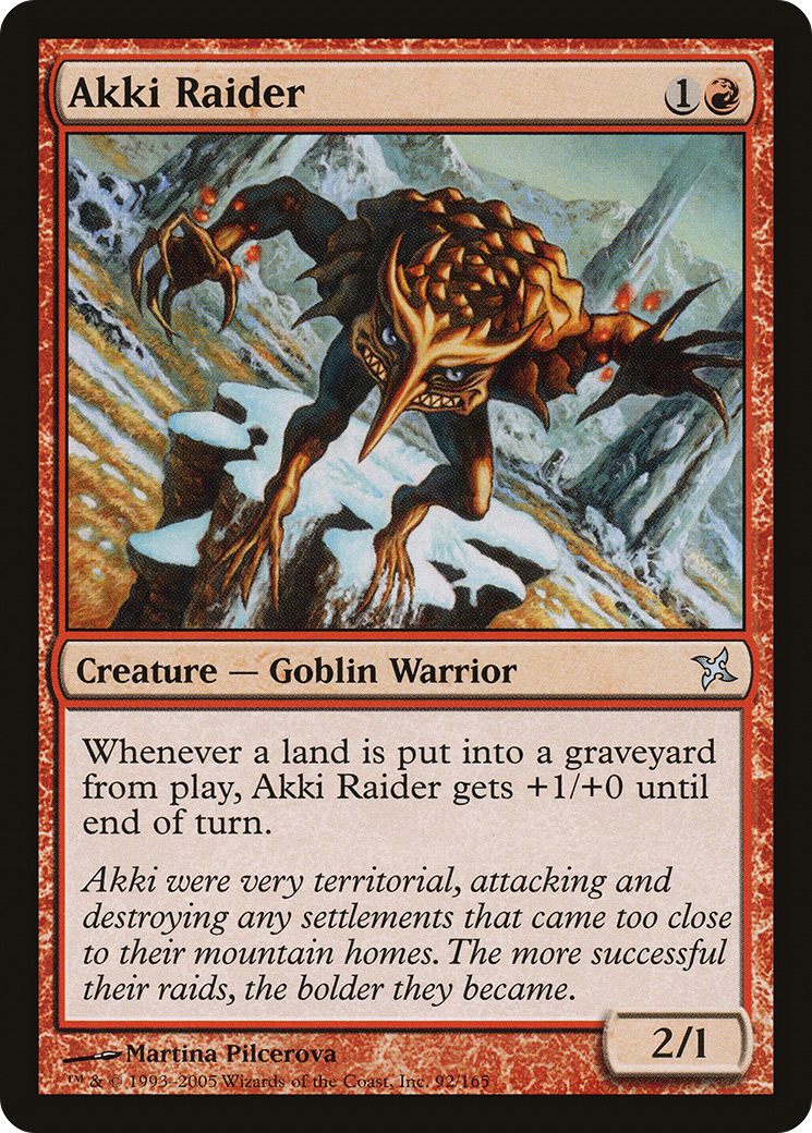Akki Raider (BOK-092) [Betrayers of Kamigawa]