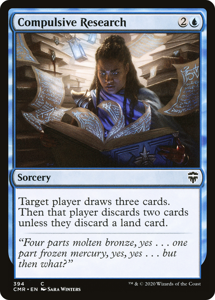 Compulsive Research (CMR-394) [Commander Legends]
