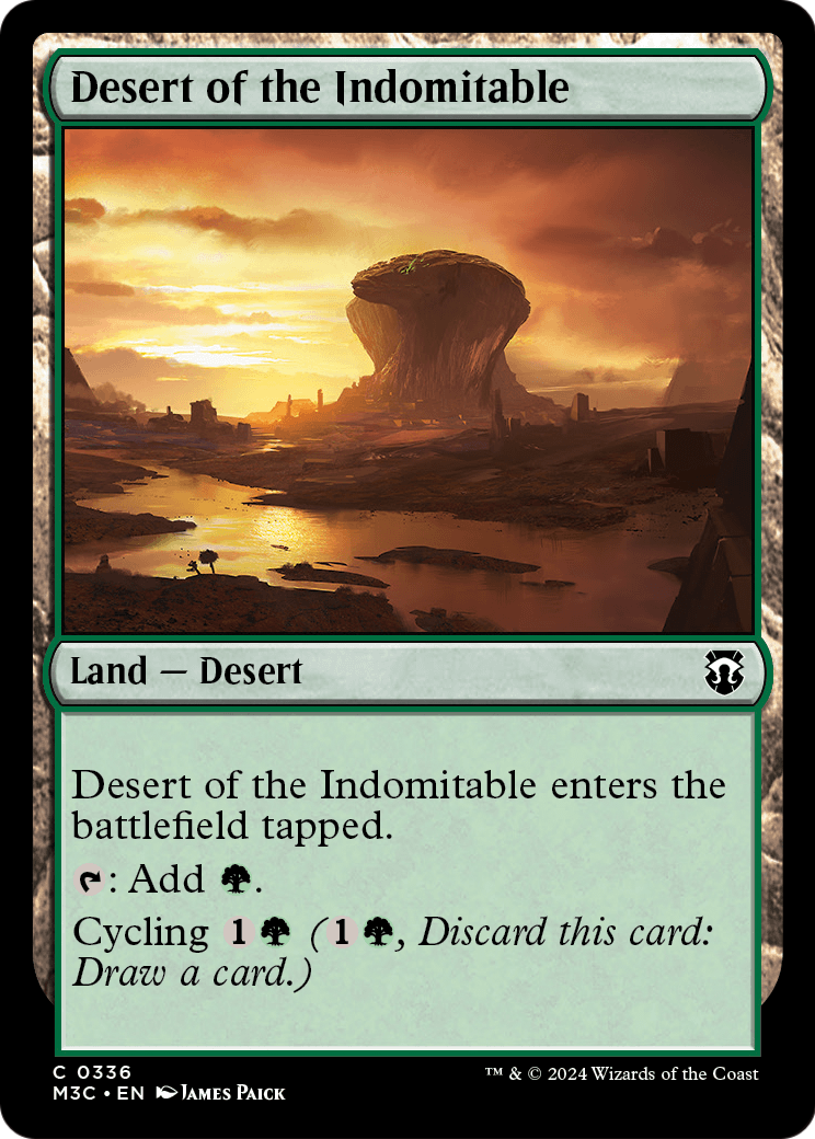 Desert of the Indomitable (M3C-336) [Modern Horizons 3 Commander]