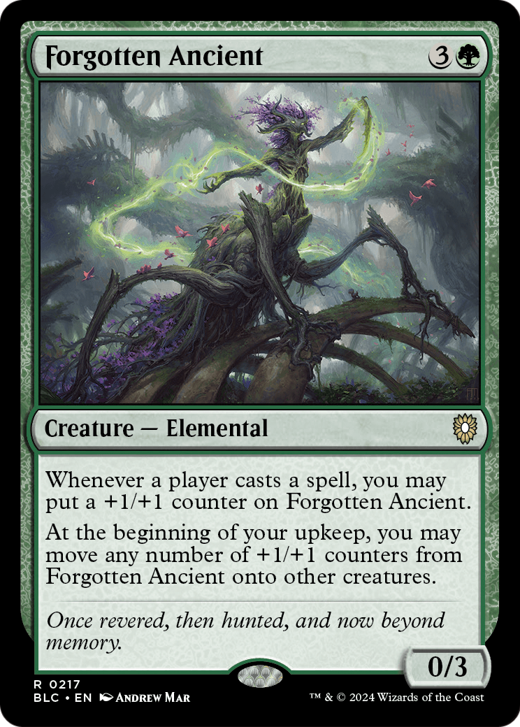 Forgotten Ancient (BLC-217) [Bloomburrow Commander]