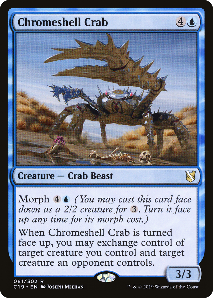 Chromeshell Crab (C19-081) [Commander 2019]