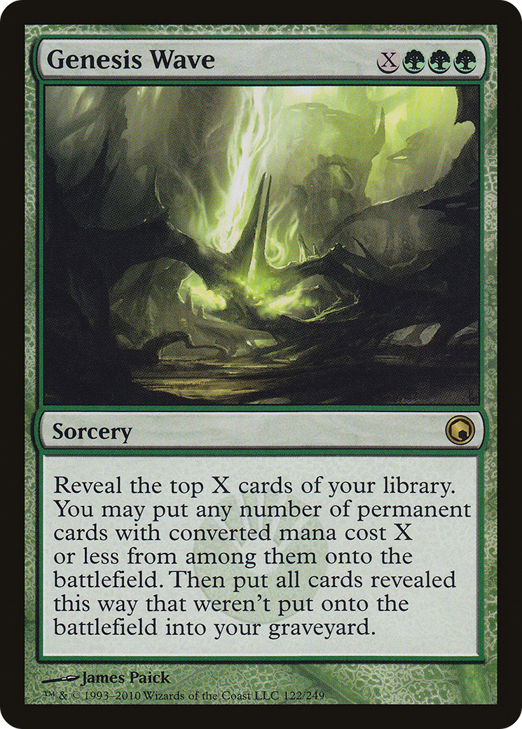 Genesis Wave (SOM-122) [Scars of Mirrodin] Foil