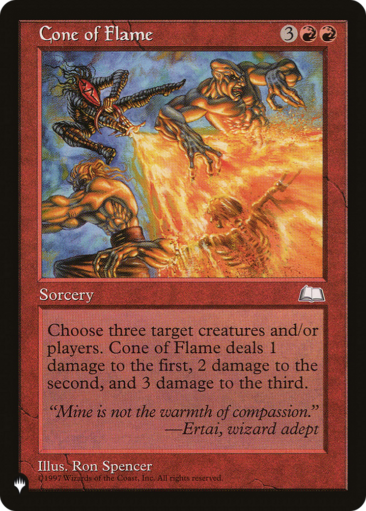 Cone of Flame (LIST-WTH-95) [The List]