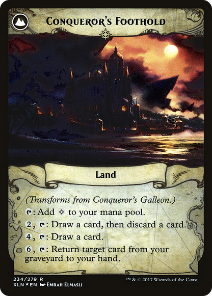 Conqueror's Galleon (PRE-234S) [Ixalan Promos] Foil