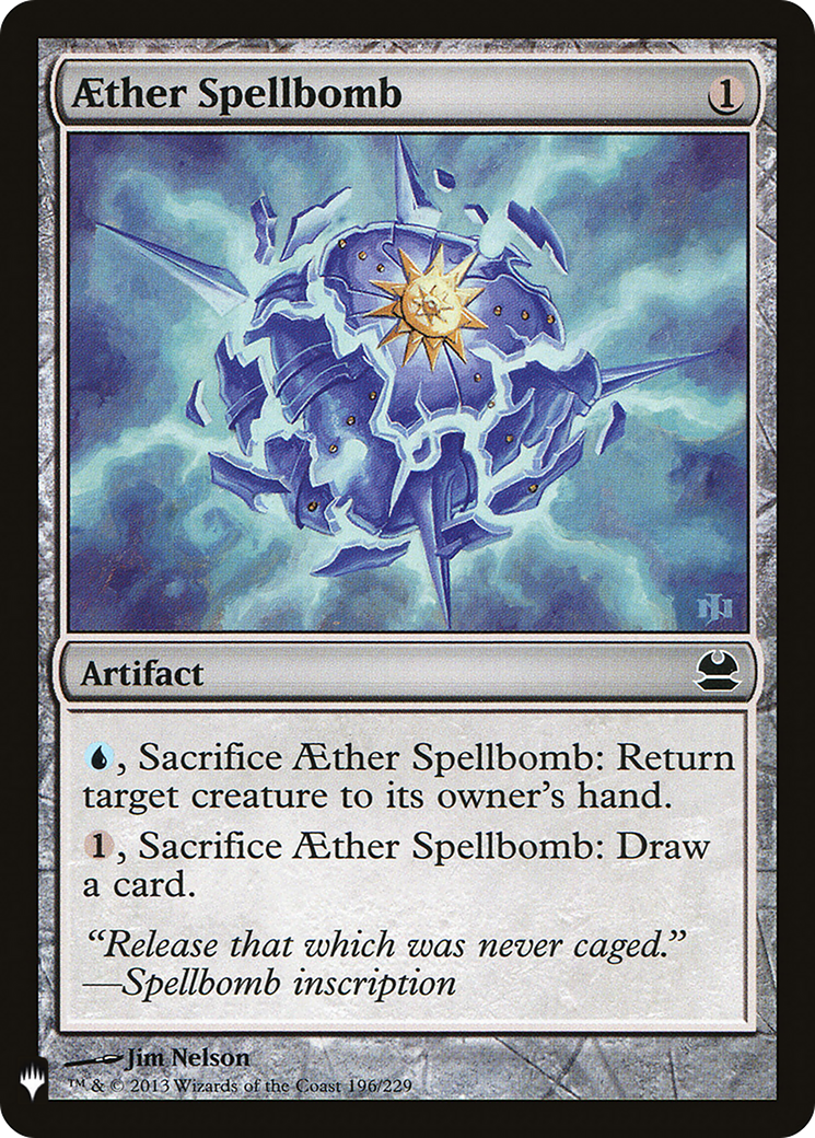 Aether Spellbomb (LIST-MMA-196) [The List]