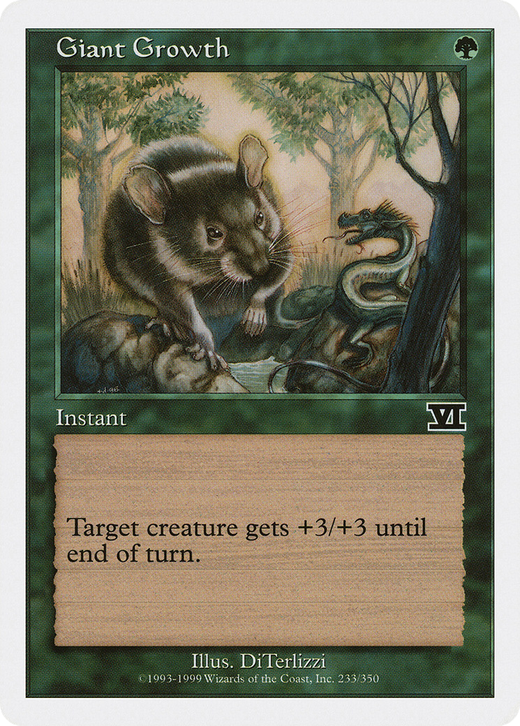 Giant Growth (6ED-233) [Classic Sixth Edition]