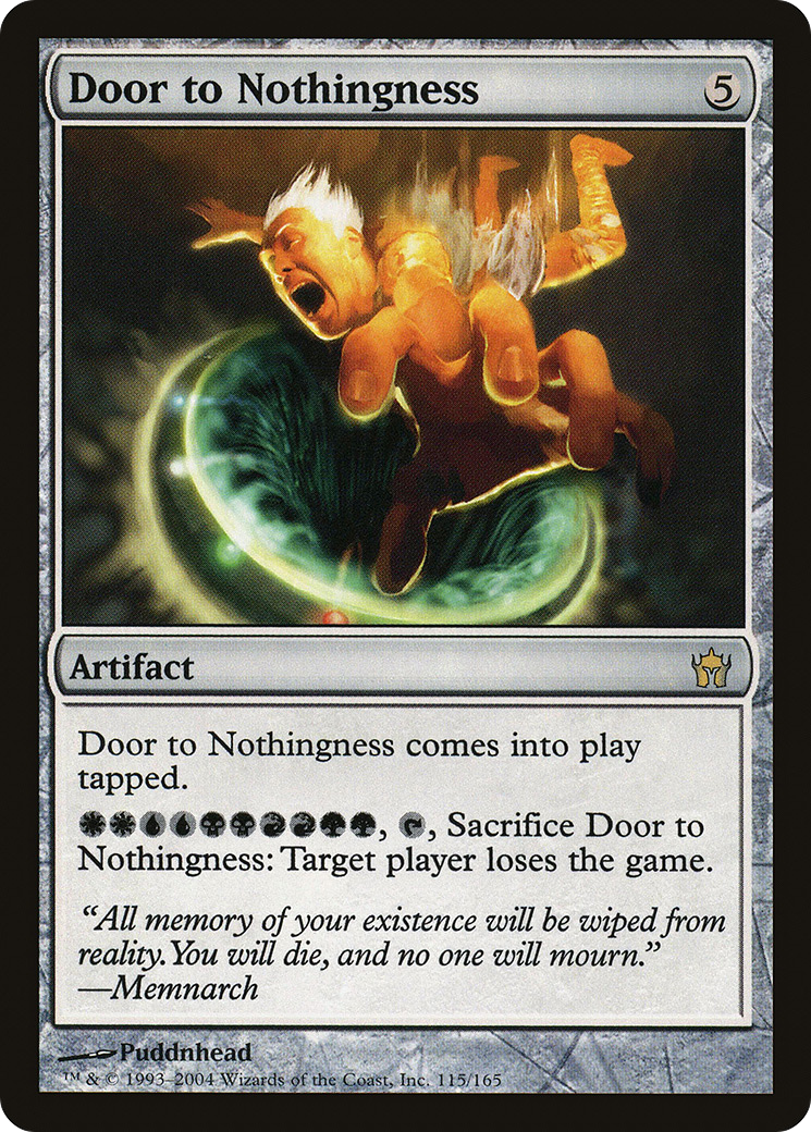 Door to Nothingness (5DN-115) [Fifth Dawn] Foil