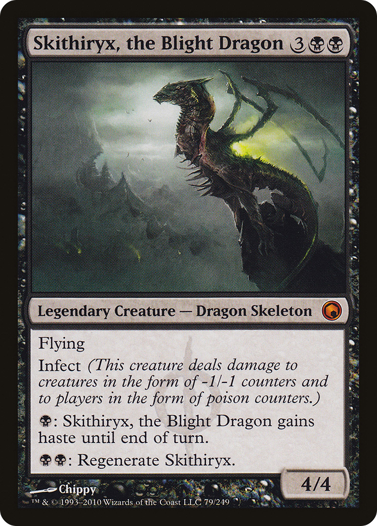 Skithiryx, the Blight Dragon (SOM-079) [Scars of Mirrodin]