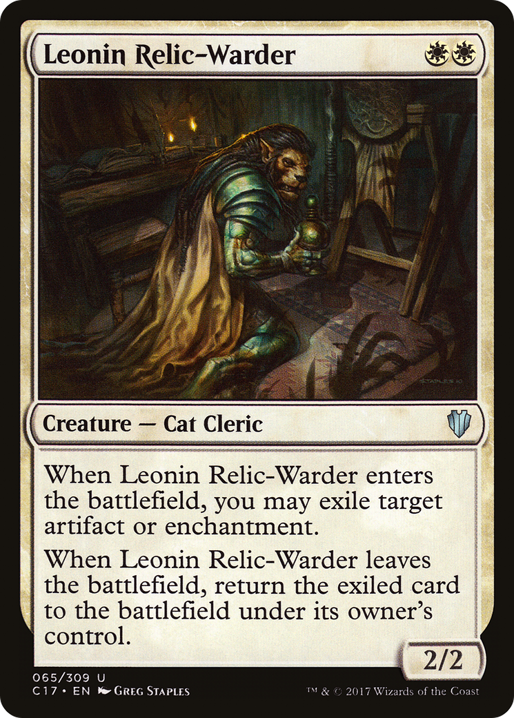 Leonin Relic-Warder (C17-065) [Commander 2017]