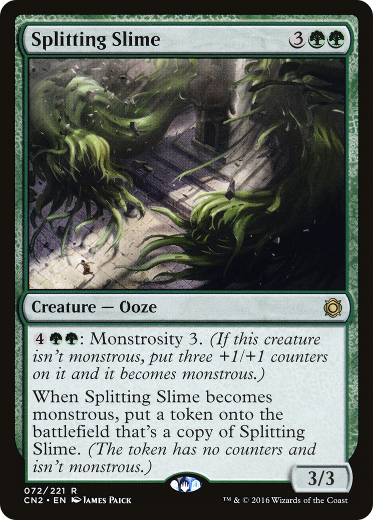 Splitting Slime (CN2-072) [Conspiracy: Take the Crown] Foil
