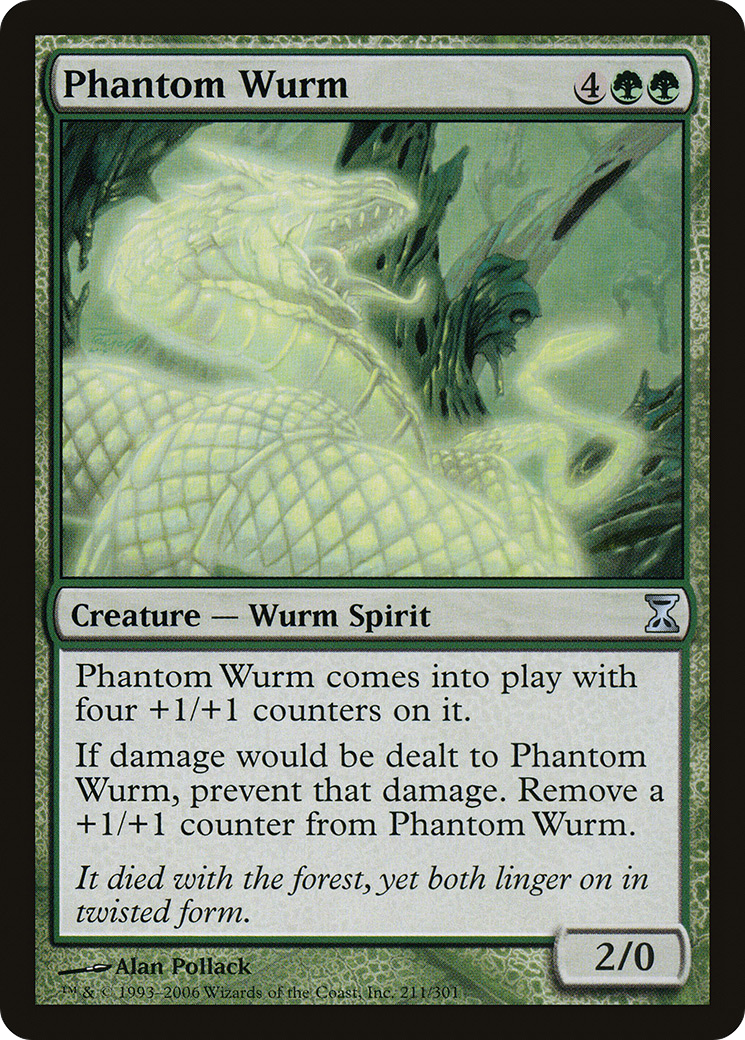 Phantom Wurm (TSP-211) [Time Spiral] Foil