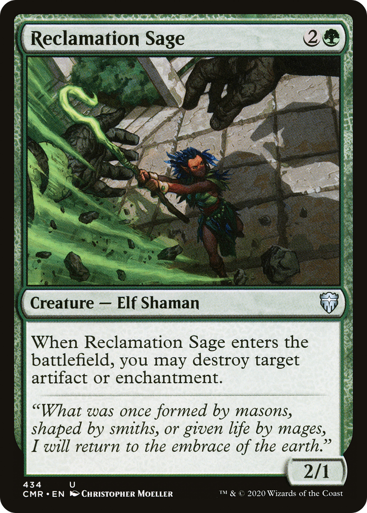 Reclamation Sage (CMR-434) [Commander Legends]