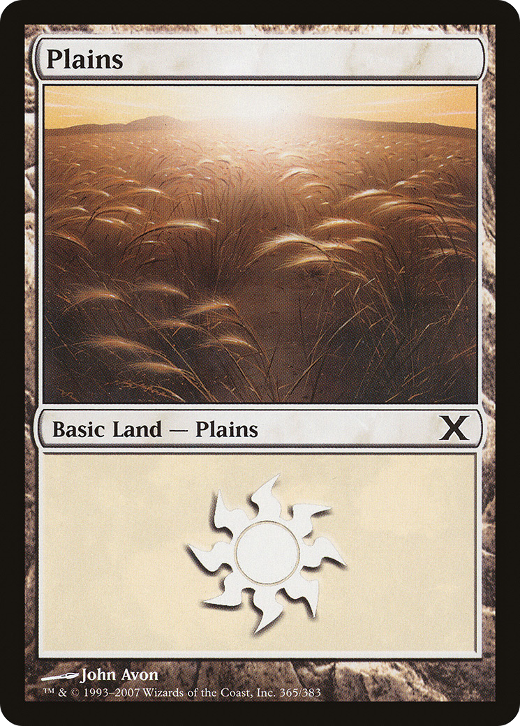 Plains (10E-365) [Tenth Edition] Foil