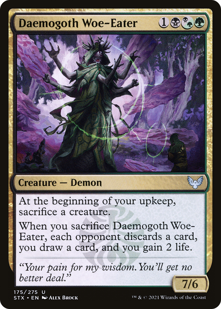Daemogoth Woe-Eater (STX-175) [Strixhaven: School of Mages]