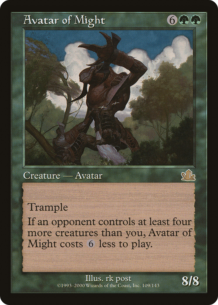 Avatar of Might (PCY-109) [Prophecy] Foil