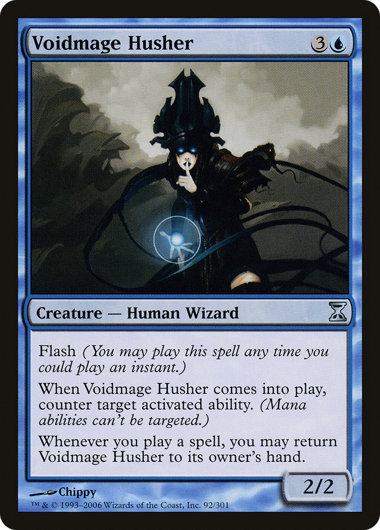 Voidmage Husher (TSP-092) [Time Spiral] Foil